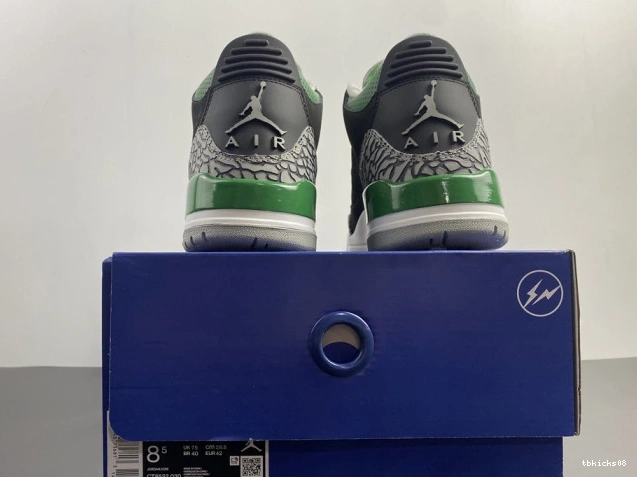 Rep TBkick Pine CT8532-030 Green Jordan 3 Air 0821